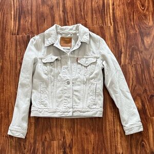 Levi's Women's Original Trucker Light Cream Jean Jacket